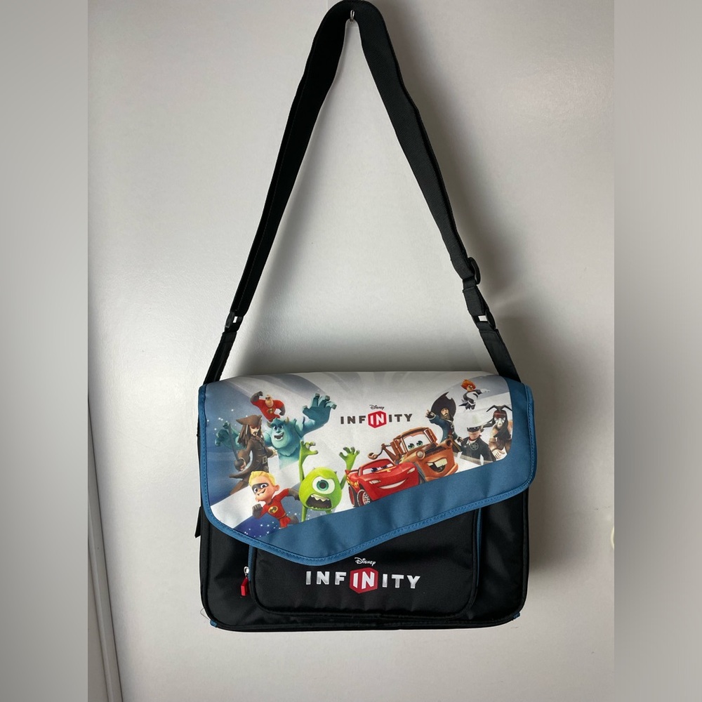 DISNEY INFINITY TRAVEL CARRY CASE SHOULDER STRAP STORAGE BAG